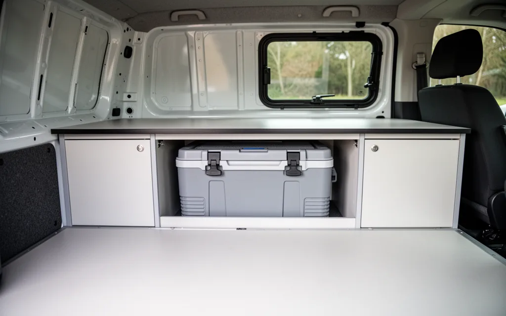 camper van cool box ideas for van lifers — Cool