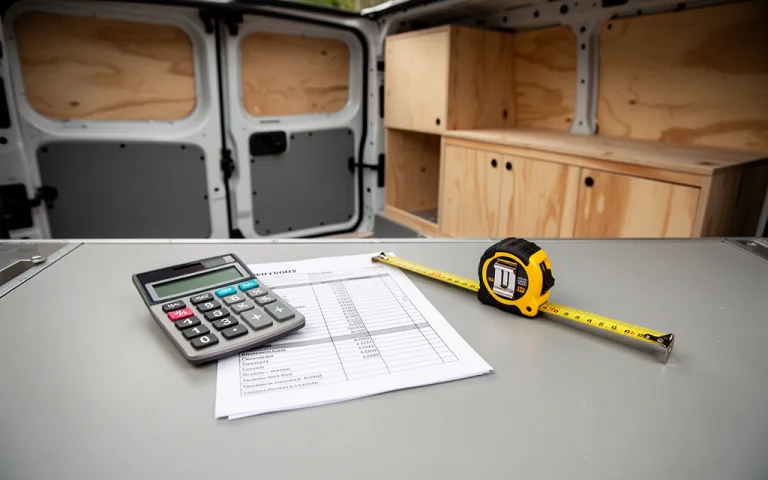 van conversion budget spreadsheet — Budget