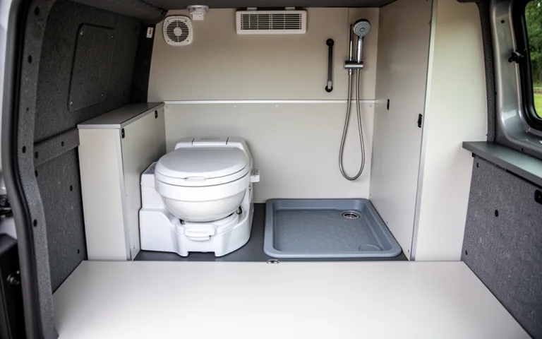 van conversion with toilet for sale — Bathroom